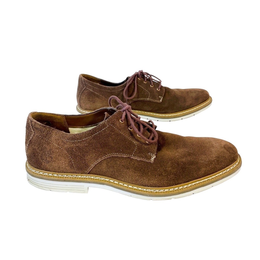 Timberland Sensorflex Dress‎ Shoes Men's 12 Derby Oxford Brown Suede Gorpcore